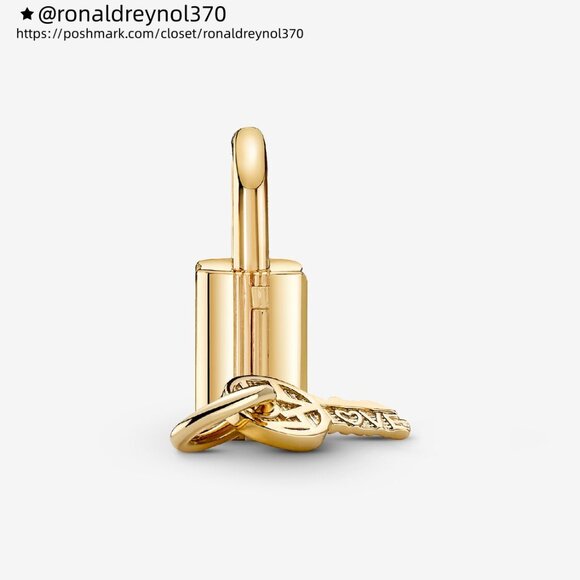 Pandora Padlock & Key Dangle Charm - Picture 4 of 7